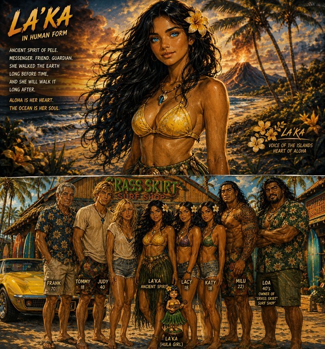 La'Ka and the Cast