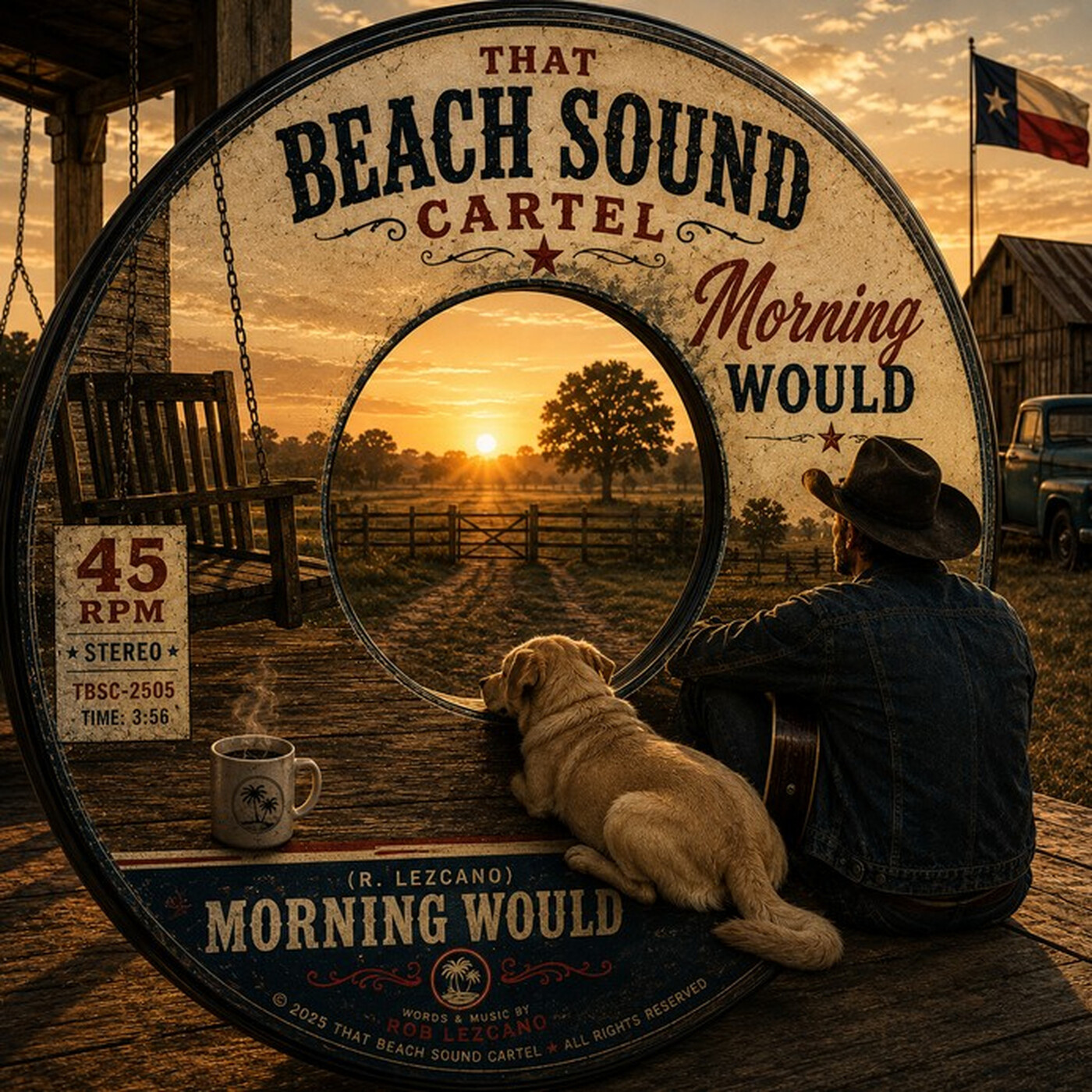 Morning Would 45 artwork by That Beach Sound Cartel