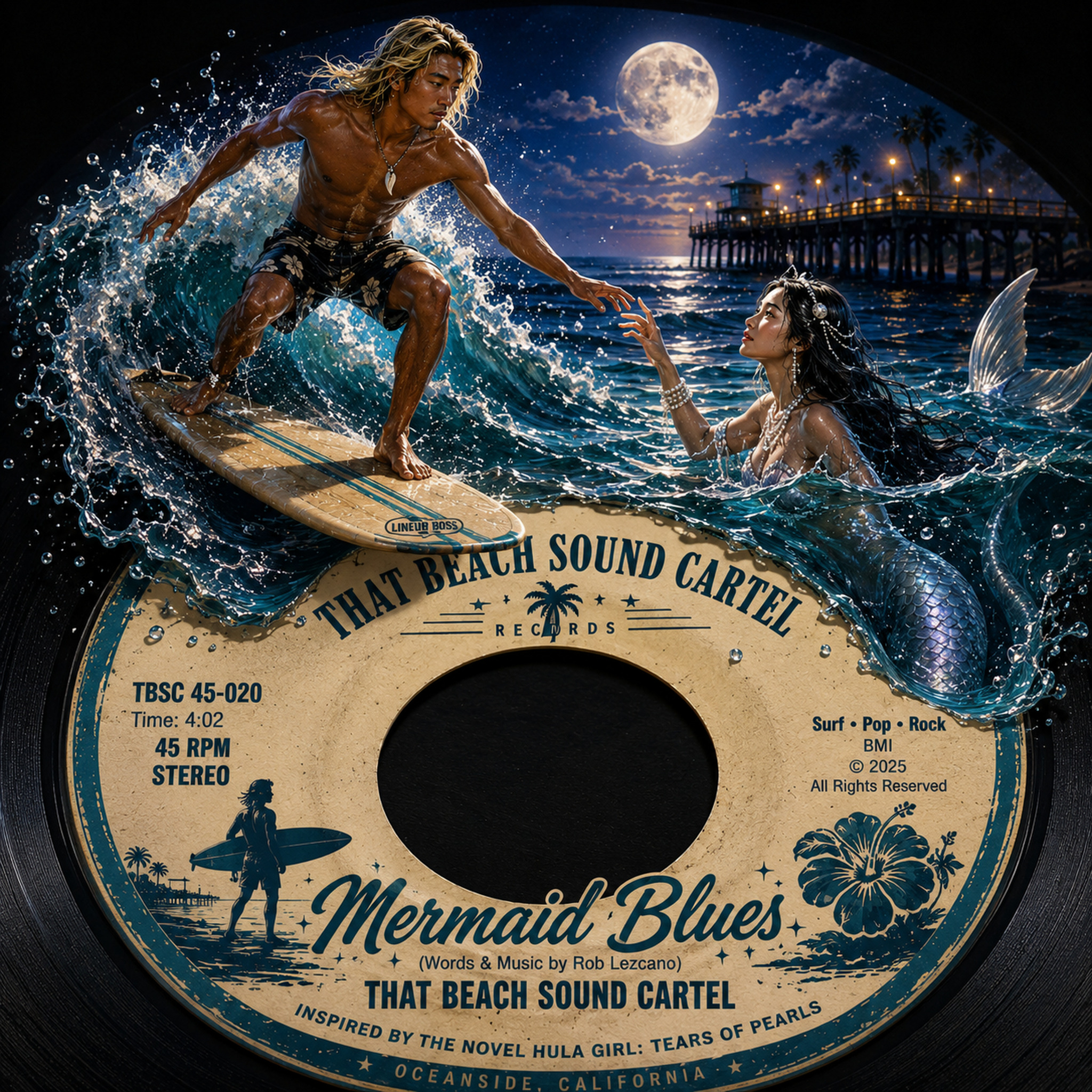 Mermaid Blues artwork by That Beach Sound Cartel